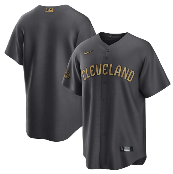 Men's Cleveland Guardians Blank 2022 All-Star White Cool Base Stitched Baseball Jersey Men's Cleveland Guardians Blank 2022 All-Star White Cool Base Stitched Baseball Jersey